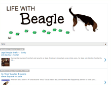 Tablet Screenshot of lifewithbeagle.com